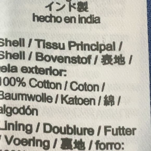 (19) 100% cotton printed calico summer blue puff sleeve smock midi dress - Picture 3 of 4